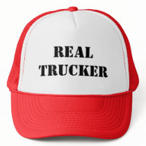 REAL TRUCKER hats by p12345a REAL TRUCKER hats