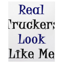 Real Truckers Look Like Me Customized Letterhead