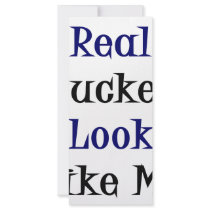 Real Truckers Look Like Me Rack Card Template