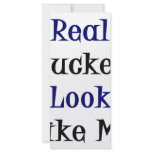 Real Truckers Look Like Me Rack Card Template