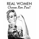 Real Women Choose Ron Paul white tank t-shirts
