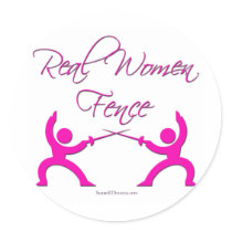 Real Women Fence stickers