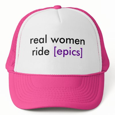 real women ride epics hat by jesserpie