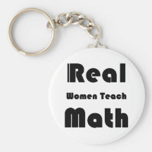 Real Women Teach Math Keychains