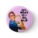 REAL WOMEN VOTE FOR PALIN buttons