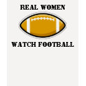 Real Women Watch Football T-Shirt by VaArteest Real Women Watch Football T-Shirt