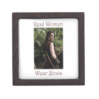 Real Women Wear Bows Girl Archer Gift Box Premium Keepsake Boxes