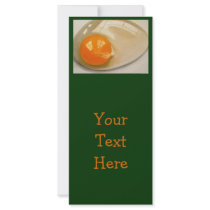 REALISM ART: EGG: RECIPE RACK CARD rack cards by joyart REALISM ART: EGG: RECIPE RACK CARD rack cards
