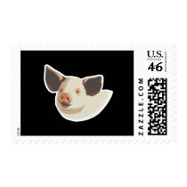 realistic baby pig postage