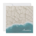 Realistic Beach Invitation: Front and Back