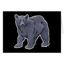 realistic black bear design cards by doonidesignsanimals realistic black bear design cards