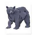 realistic black bear design posters by doonidesignsanimals realistic black bear design posters