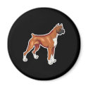 Realistic Boxer Design magnets by doonidesignsanimals Realistic Boxer Design magnets