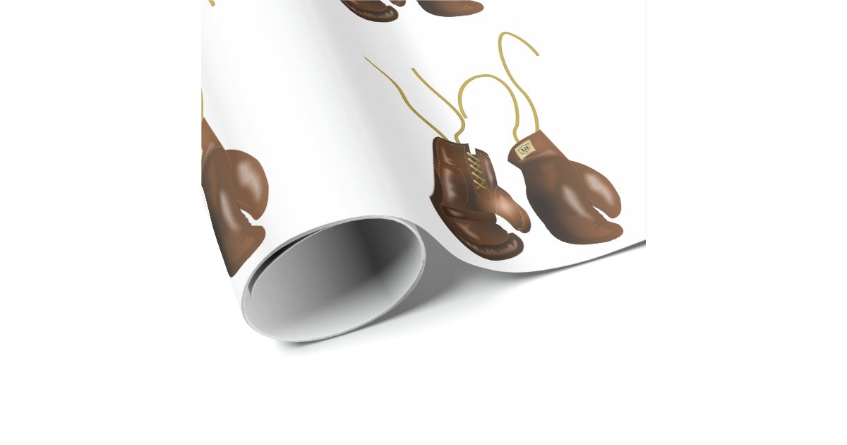 Realistic Boxing Gloves Wrapping Paper Zazzle