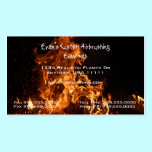 Realistic Flames Business Card business cards