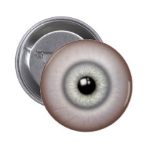 Realistic Gray Iris Eyeball Button