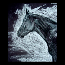 Realistic Horse Paintings ..Quarter Horse Pictures Posters