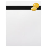 realistic orange tangerine letterhead template