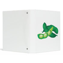 realistic pea pods 3 ring binder
