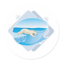 realistic polar bear fishing stickers by animalmadness realistic polar bear fishing stickers