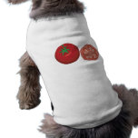 realistic red tomato dog clothes