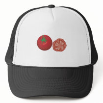 realistic red tomato trucker hats