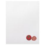 realistic red tomato customized letterhead