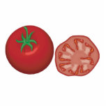 realistic red tomato photo cut out