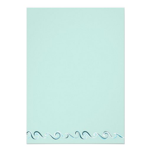 Realistic Sea Turtle Baby Shower or Birthday Party Invitations
