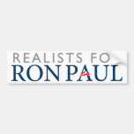 Realists for Ron Paul Bumper Sticker