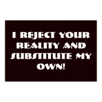 Reality Poster posters