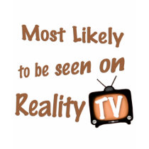 Reality TV Ringer T-Shirt by jamiecreates1 Reality TV Ringer T-Shirt