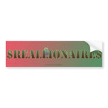Reallionaire bumper stickers