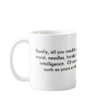 Really, all you need to become a good knitter Mug