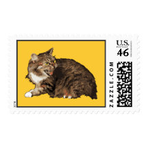 Really Angry Cat Postage