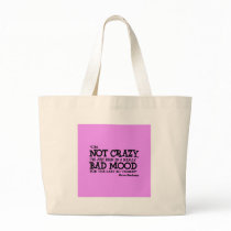 really bad mood tote bags