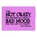 really bad mood greeting card
