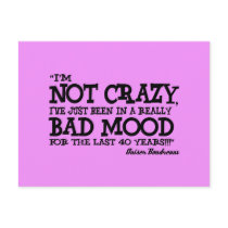 really bad mood postcard