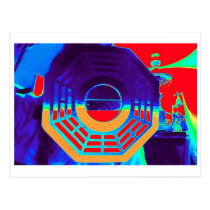 REALLY COOL paqua bagua Tao postcard postcards