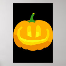 really happy Jack-O-'Lantern Posters