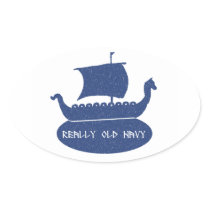 Really Old Navy Oval Sticker