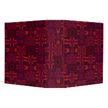 Really Rad Red Fractal Quilt Binder