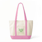 impulsetote - this bag is for really random fans telling other people to recycle who see the bag