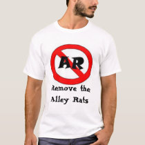 Really Stupid F. : Anti Alley Rat Policy t-shirts