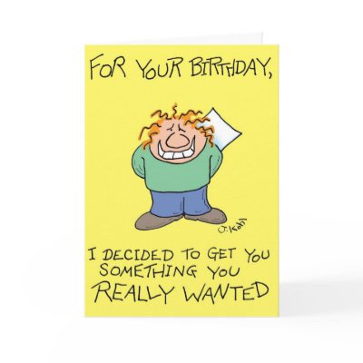 Really Wanted Card by joekohl
