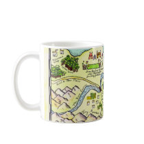 Realm of Good Cheer Map Coffee Mug