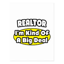 Realtor = Kind of a Big Deal Postcard