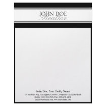Realtor Letterhead Silver Script MatchBusinessCard