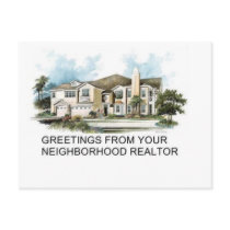 Realtor Post Card postcards