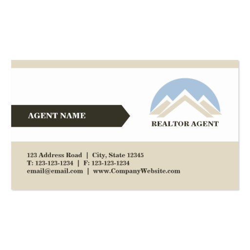 Realtor Professional Business Card (front side)